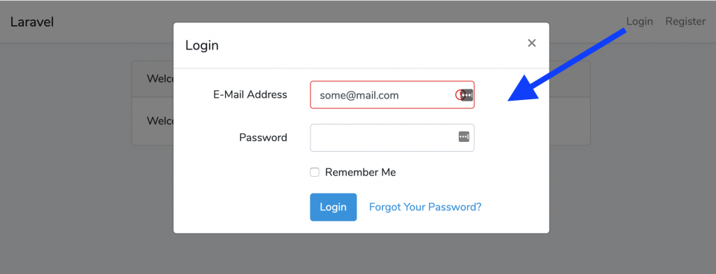 Login and Registration Forms in Bootstrap Modals – Quick Admin Panel ...