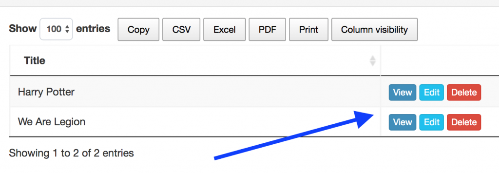 How to Customize View/Edit/Delete Buttons Column in AJAX Data Tables ...