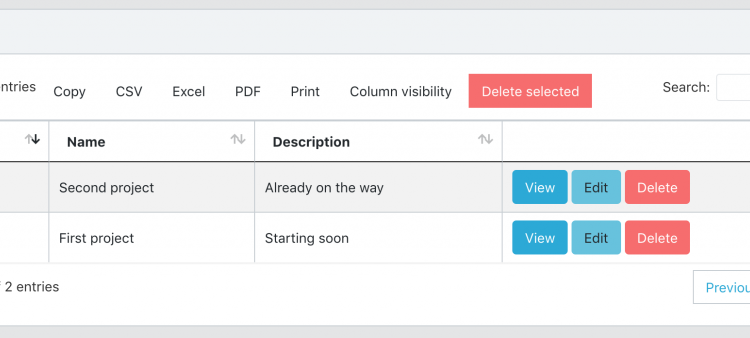 Move View/Edit/Delete column from right to left – Quick Admin Panel ...